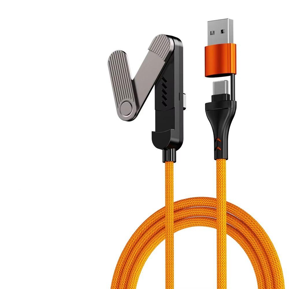 Rotatable Holder 65W USB C Cable Fast Charging PD Fast Charging Cable Phone Support