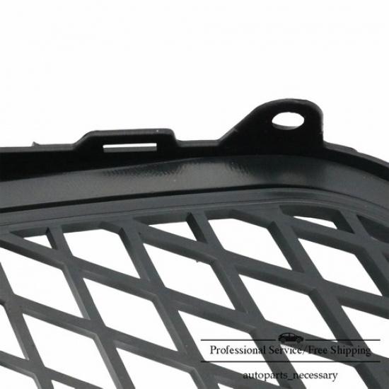 Pack Of 2 Front Open Mesh Fog Light Lamp Covers For Honda Civic Type R