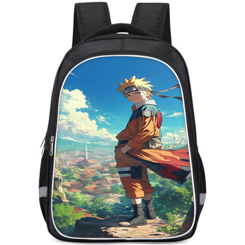 Naruto Large Capacity 3d Backpack Lightweight Burden-reducing School Bag For Kids