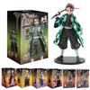 Animefigur Kamado Tanjirou Nezuko Demon Slayer Figur Actionfigurer PVC Modell Leksaker Zenitsu Figur Inosuke Kimetsu No Yaiba