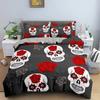 Skull Down Comforter Set Bedding Set 3-piece Duvet Cover Set