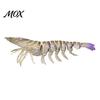 Glitter Shrimp Lure 9.5cm/4.8g TPE Soft Bionic Bait, Realistic Lure, Simulation Fishing Lures Prawn Swim Bait for Freshwater Saltwater Trout