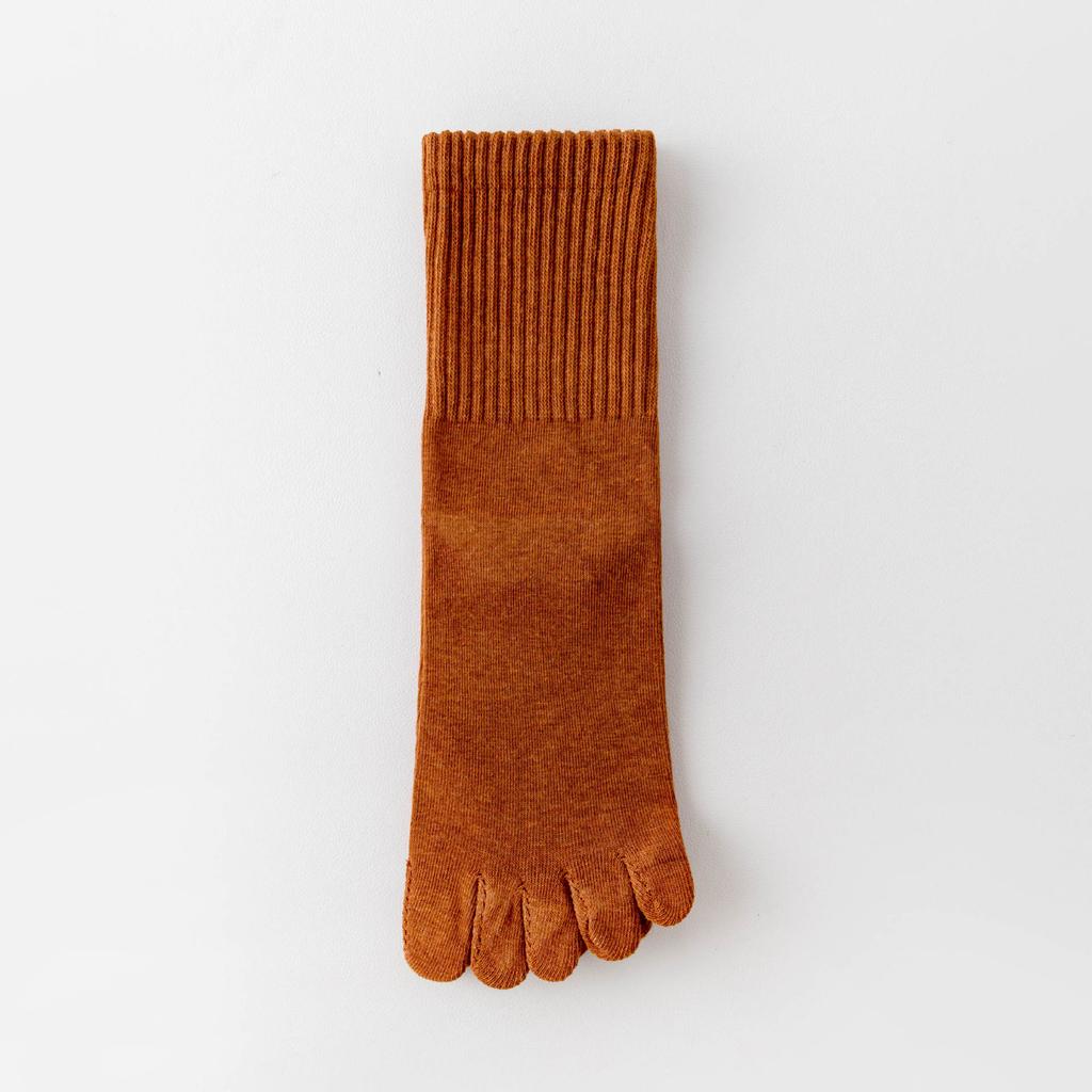 Five-Finger Socks, Men'S Cotton Spring And Autumn Antibacterial, Anti-Odor, Sweat-Absorbing, Breathable, Boneless, Seasonal Socks, Tabi-Toe Socks