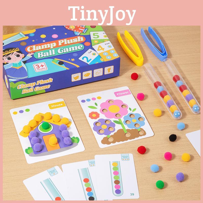 Color Fine Recognition Clip Ball Toy For Toddlers And Preschoolers Classroom In