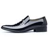 Old man head spring men's pointed patent leather shoes business casual dress leather shoes men's wedding shoes 0265