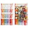 Versatile 3 Layer Toy Storage Net Shelf Stuffed Animal Storage Hammock for Kids