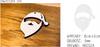 Wooden Christmas Tree Decorations Z54 3 Pcs.
