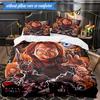 Chucky's Halloween Horror 3pcs K-pop Music Group Bedding set,Ideal for Bedroom, Dormitory,Including Duvet Cover And 2pcs Pillowcases,Fan Gifts