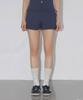 CHICKS Ribbed Micro Shorts Navy