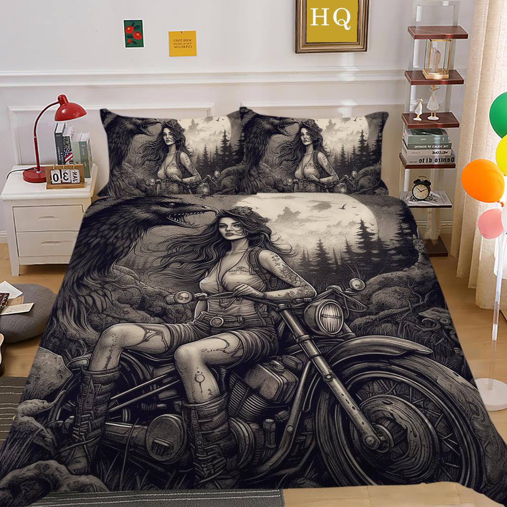 

3D Красота Череп Печати Покрывала Твин Размер Полиэстер Одеяло Дизайн Комплект Высокого Рейтинга Постельный Комплект EU Single 135x200cm