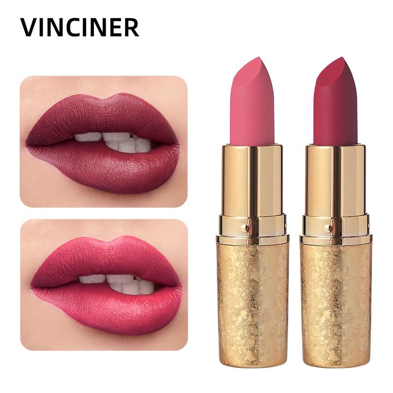12-Color Velvet Matte Lipstick Set: Non-Stick, Waterproof, Long-Lasting & Moisturizing.