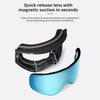 Magnetic Suction Ski Goggles With Colorful Lens Anti-Collision Anti-Glare UV Resistant Snow Sports Goggles Outdoor Sport Goggles