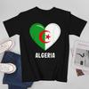 More Design Algeria Flag Algerian Unisex Tshirt Tees Tshirt Oneck T Shirts Unisex Boys Clothing 100 Cotton