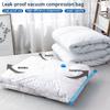 5Pcs Vacuum Storage Bags With Valve Folding Compressed Space Saving Clothes Storage Big Size For Towel Cloth Blanket