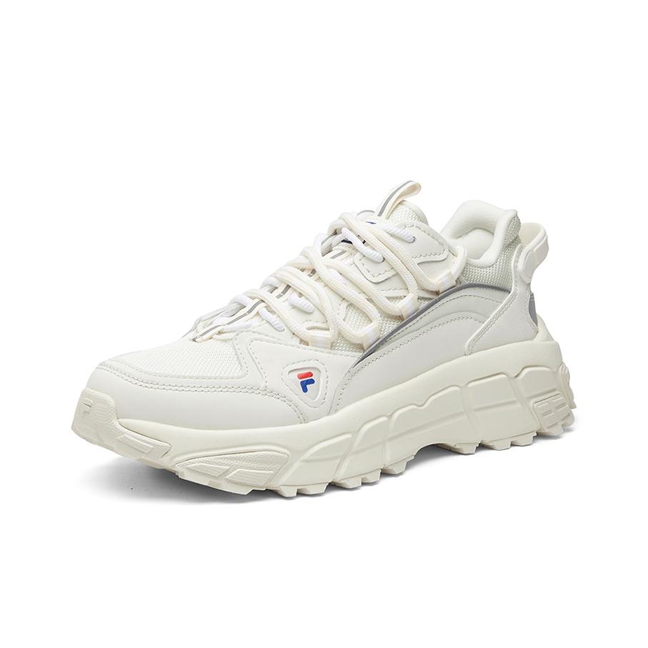 Fila Fusion Skyrunner Lightweight Shock Absorbing Low Top Casual Dad Shoes Women sneaker White T12W044102FSW