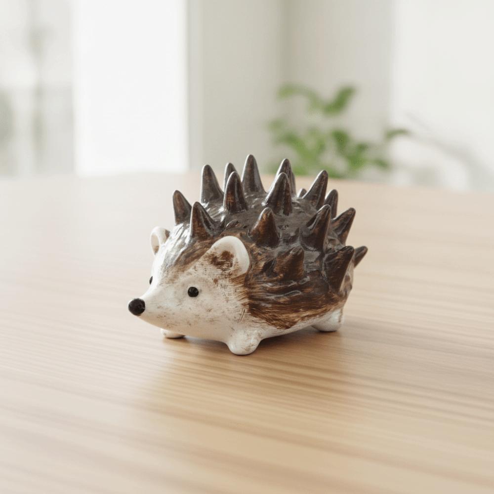 Storage Rings Hedgehog Ornament Resin Craft Hedgehog Ring Holder Hedgehog Statue Men/Women