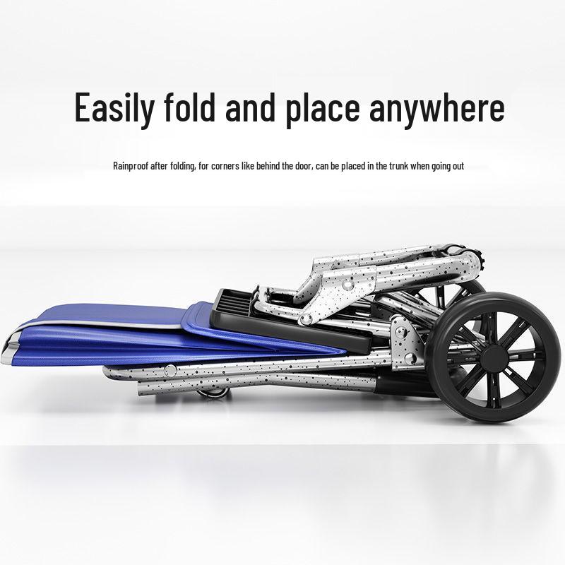 Carrello della spesa pieghevole leggero per salire le scale per la spesa
