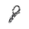 Stainless Steel Skull Keychain for Men Gothic Style Keyring Unisex Accessory Perfect Gift for Birthday Halloween Party