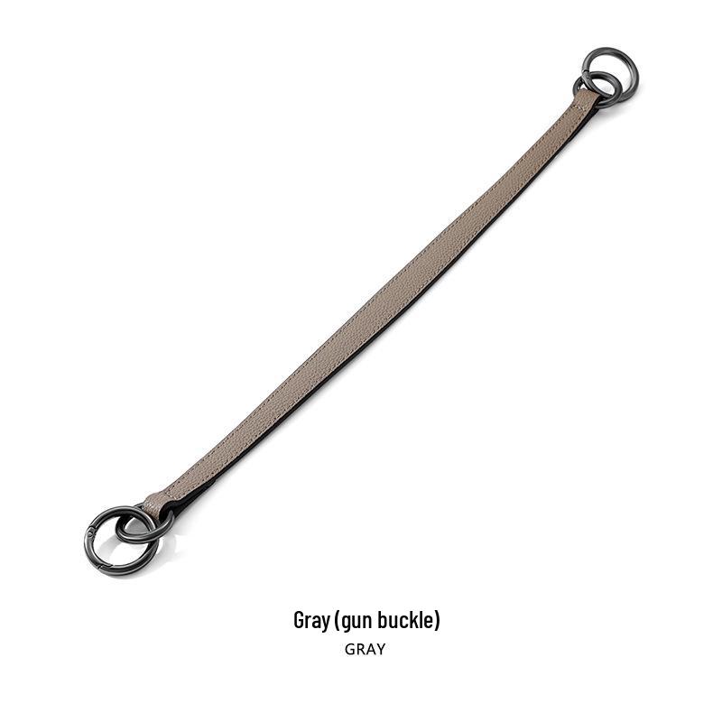 Litschi-Narben-Handtaschenriemen: Einzelschulter & Doppelring-Hardware