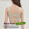 Full-cup Ultra-thin Beautiful-back Anti-exposure Bandeau Bra for Large Breasts Slimming and Pushing Up with Side Breasts