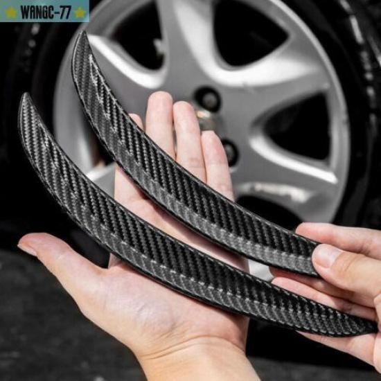 2X 3m Carbon Fiber Style Car Strips Fender Mud Flap Splash Guard Car Accessory