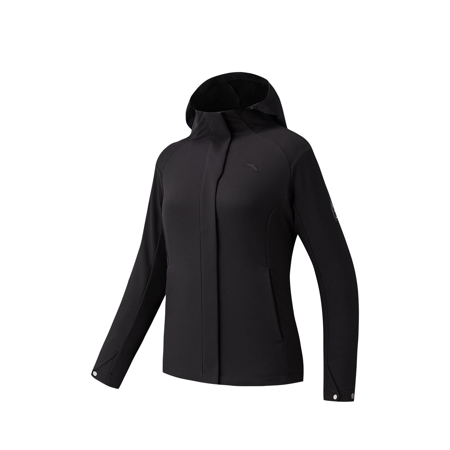 Anta Chn Комплексная серия тренировок Женская толстая куртка 2026 Весна Женская куртка Базовый черный 162617608-3 M