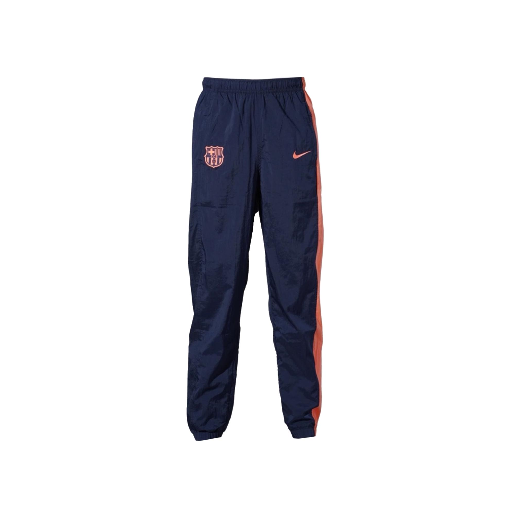 Мужские тканые тренировочные брюки Nike FC Barcelona Третьи Nike Total 90 для футбола HQ9758-410 XL