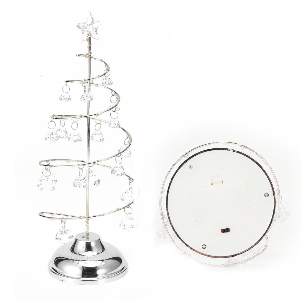 LED Christmas Tree Lamp Ornament Night Light for Christmas Festive Decoration White