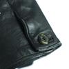 STRATH CONAR Long Sleeve Leather Coat M Black Men's Used