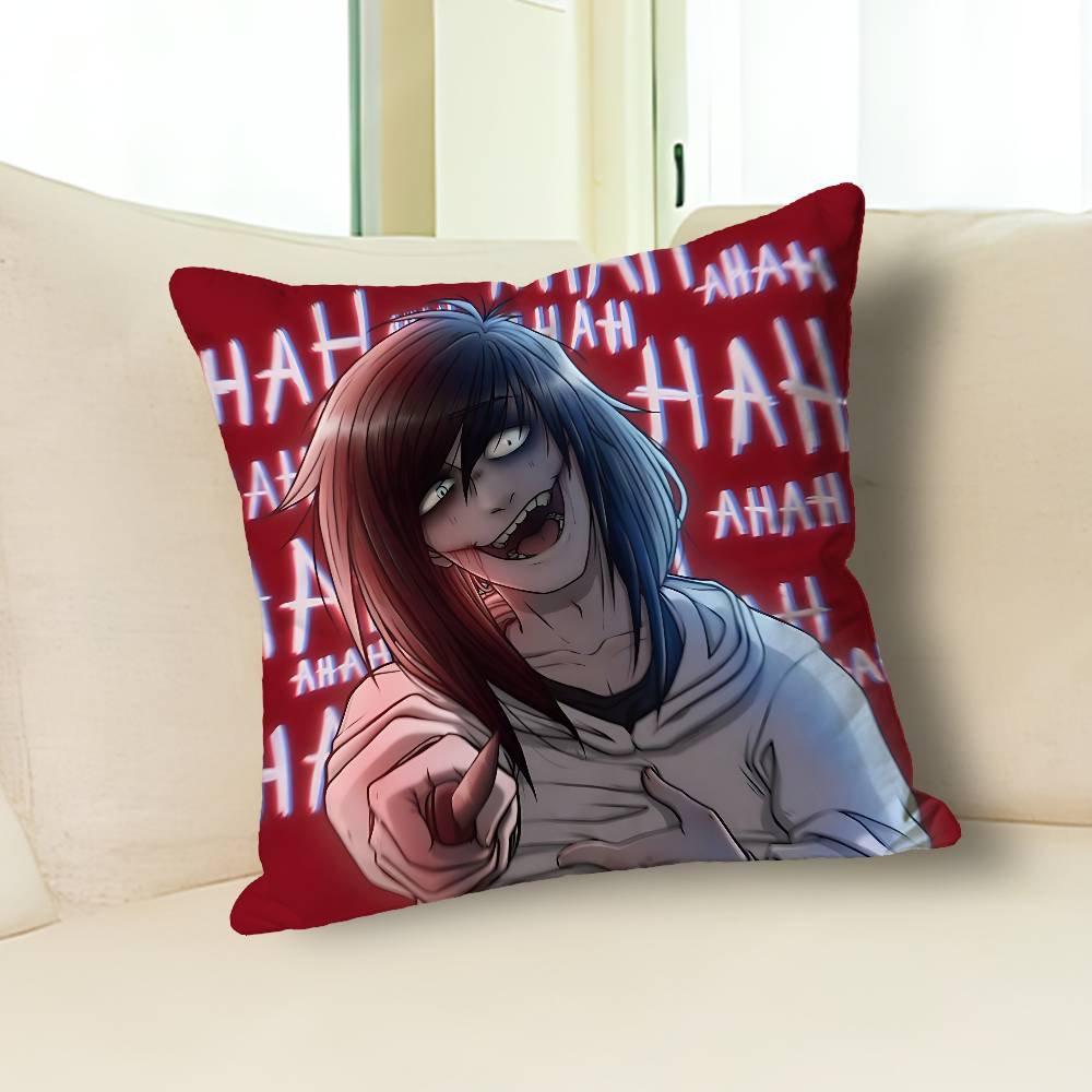 

Creepy Urban Killer J-Jeffs-S Celebrity Merchandise All-Match Printed Pillow Case Sofa Car Office Room Decoration Protector 30cmx30cm