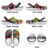 Colorful Printed EVA Clogs Women Men Lightweight Breathable Slip On Garden Shoes for Beach Pool Home Bathroom Summer Wear