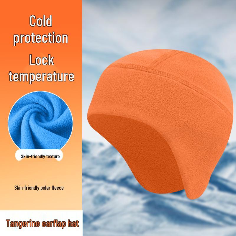 Zagęszczona zimowa czapka z pluszem: Styl Europejski i Amerykański, Kolarstwo na Świeżym Powietrzu, Ochrona Uszu, Dwuwarstwowa Ochrona przed Zimnem, Czapka Narciarska i Motocyklowa