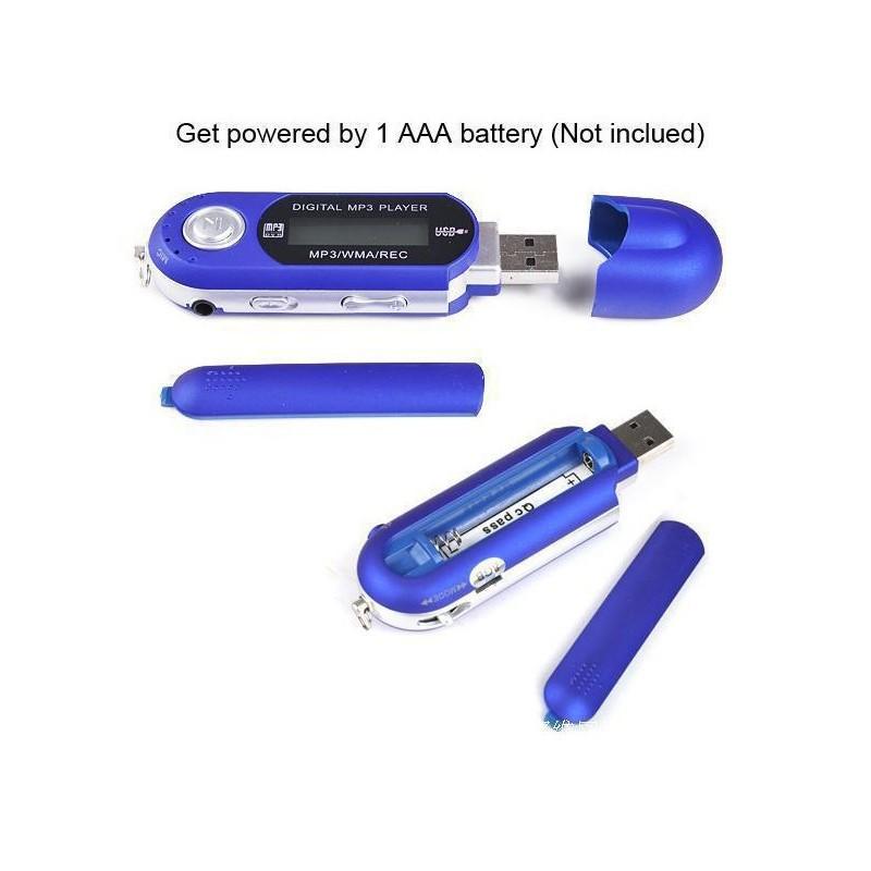 Portable Digital MP3 Player Music Player Digital LCD Screen FM Radio USB Stick
