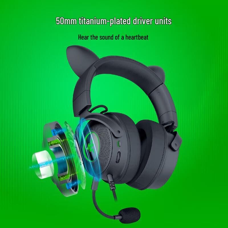 Razer Kraken Kitty Pro V2 Wired Gaming Headset