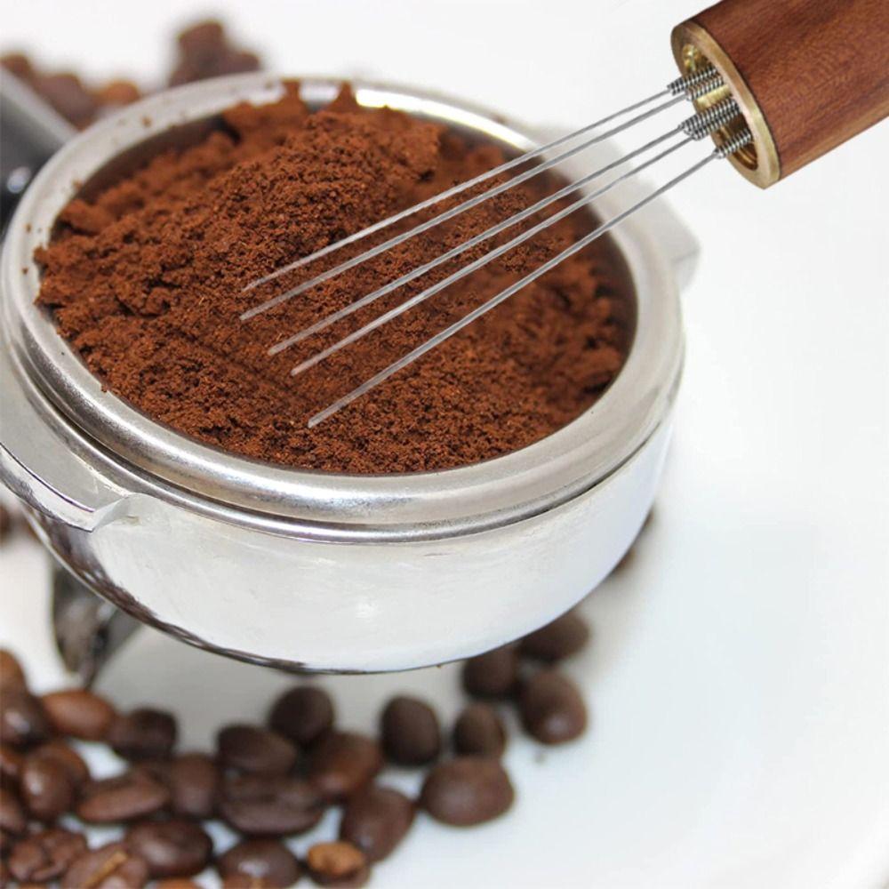 Steel Needles Tamper Distributor Espresso Powder Stirrer Hand Stirrer Leveler Needle Coffee Tamper