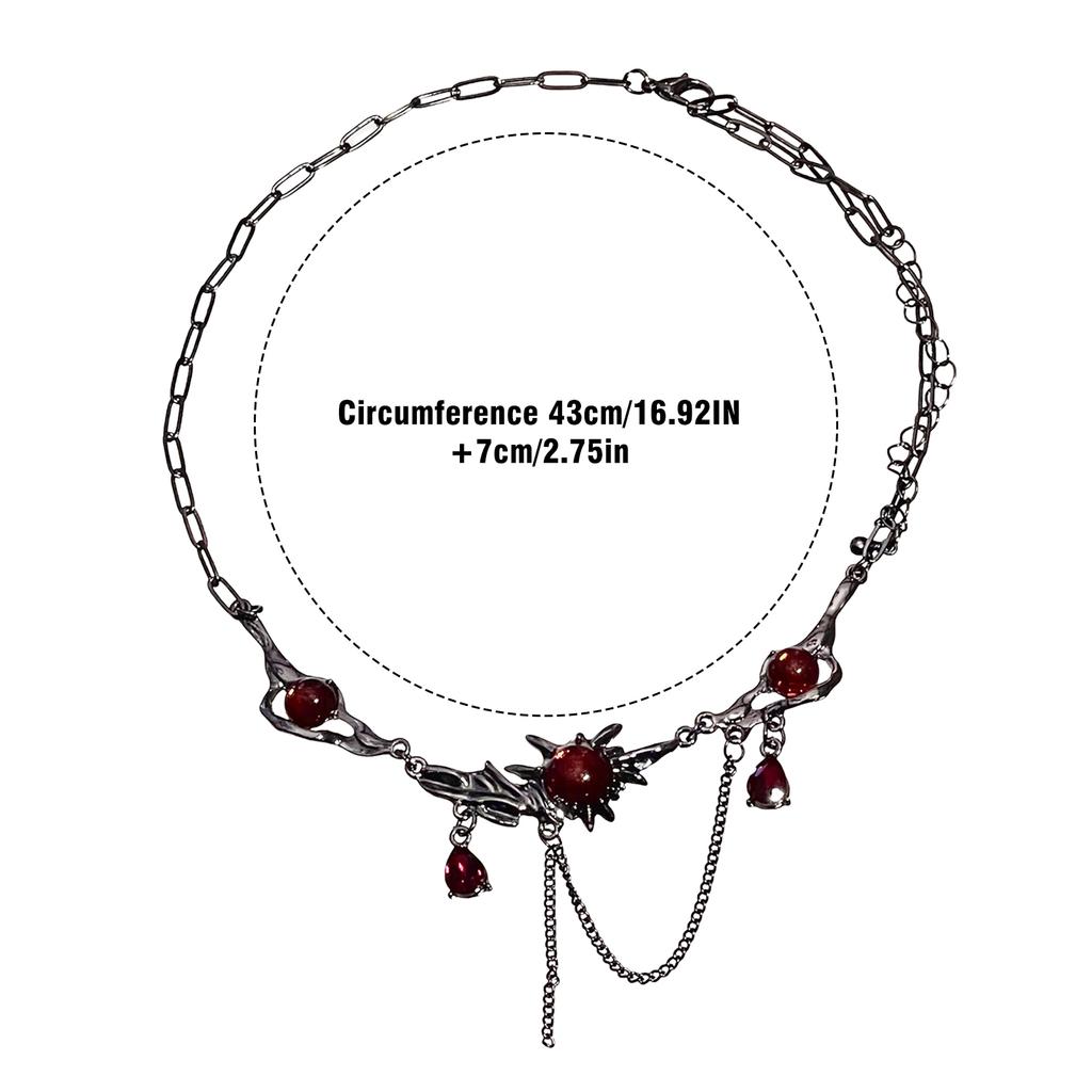 Women's Gothic Style Necklace Skin-friendly Exquisite Charm Necklace Christmas Gifts for Wife Mom