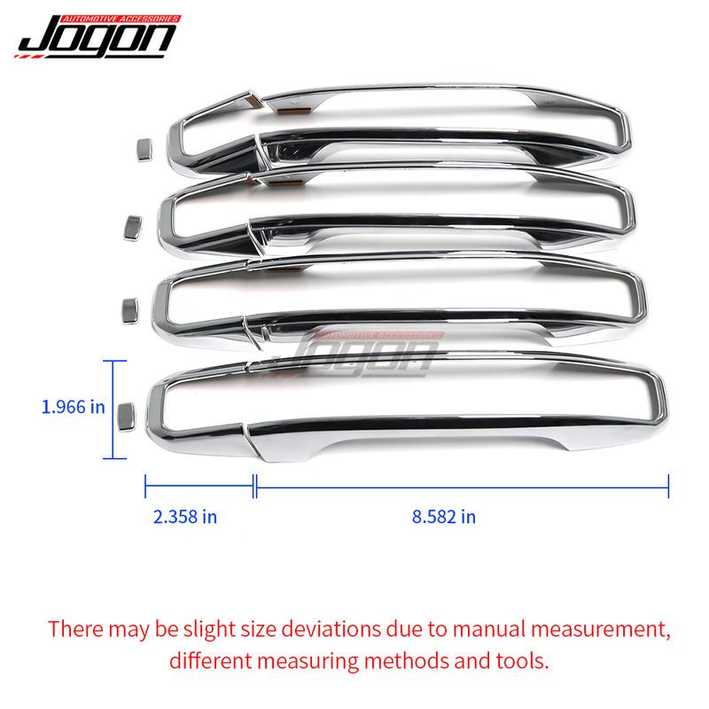 For Chevrolet Chevy Suburban Tahoe For GMC YUKON XL For Cadillac Escalade Chrome Car Door Handle Cover Trim Car Handle Frame