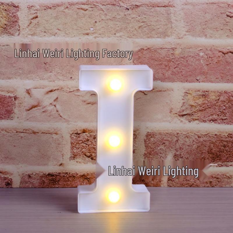LED Luminous Letter and Number String Lights for Birthday, Proposal, and Event Décor