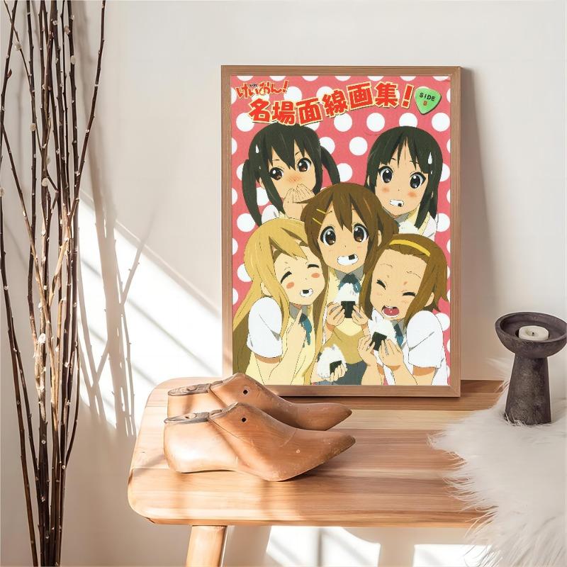 K-On! Classic Anime Poster Waterproof Paper Sticker Coffee House Bar Room Wall Decor