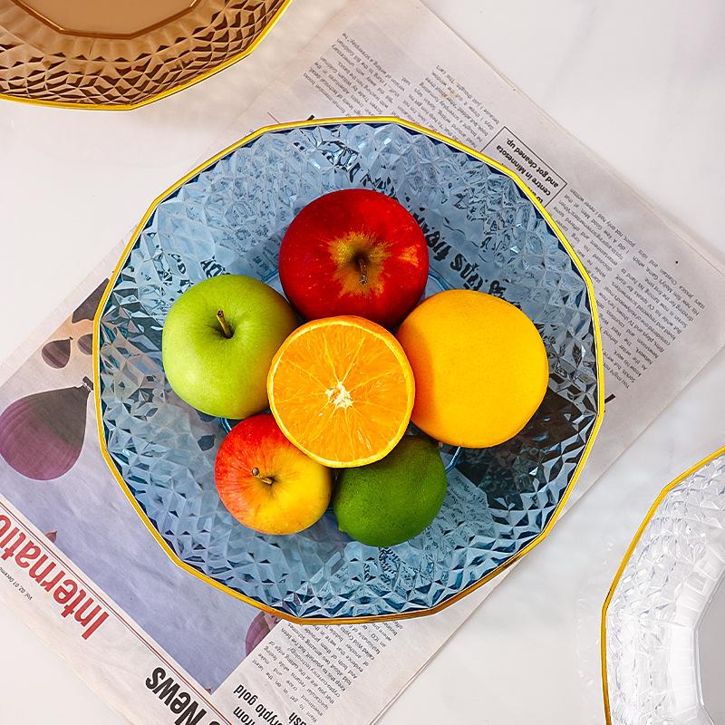 Fruit Plate, Living Room, Household Phnom Penh Coffee Table, Fruit Plate, High-End Light Luxury, Front Desk Candy Plate, Snack Plate