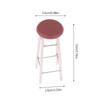 1:12 Dollhouse Miniature Bar Stool Chair High Stool Mini Round Stool Pocket Stool Model Furniture Decor Kid Toy