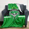 MANAUS FC Print Flannel Blanket High Quality Warm Comfortable Cover for All Seasons Perfect for Gifts Home Decor