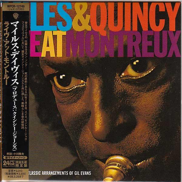 CD MILES QUINCY Live At Montreux WPCR12749 Warner Bros 2007 Япония ObiДжаз Б/у