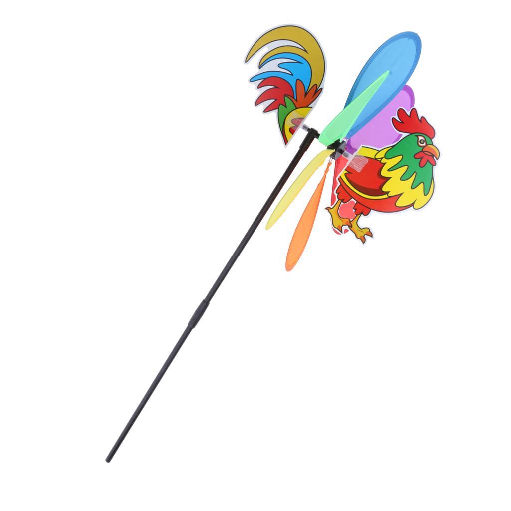 Vane Colorful Windmill Chime Whirligig Rotator Toys Children