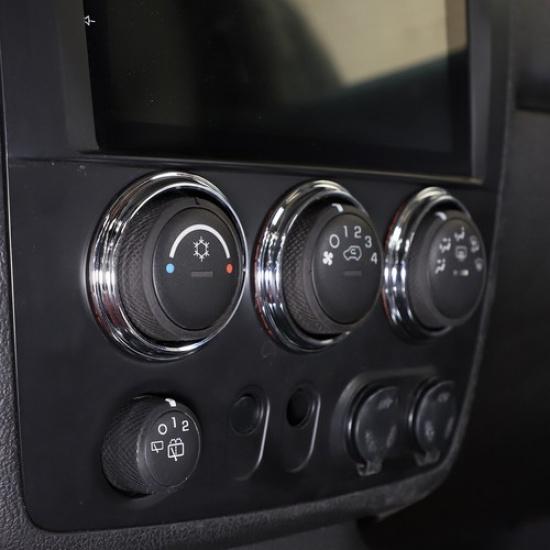 Chrome Alloy Car Air Condition Button Ring Cover Trim For Hummer H3 2005-2009
