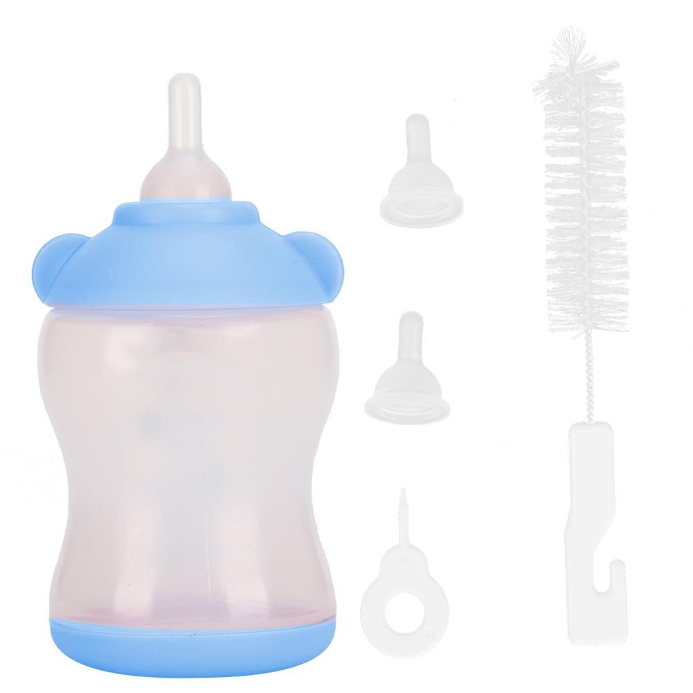 

Dog Cat Newborn Small Pet Feeding Water Bottles Nursing Set Supply Easy Cleaning