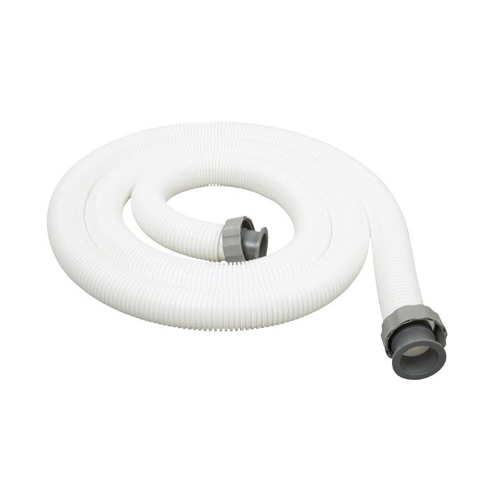 Tuyau - AIMOONSA - D 38 L 3,0 m - PVC - Blanc - Embout fileté 38 mm