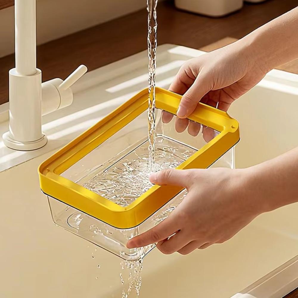 Transparent Butter Preservation Box Leak Proof Butter Slicer Box Kitchen Gadgets Butter Dish Lunch