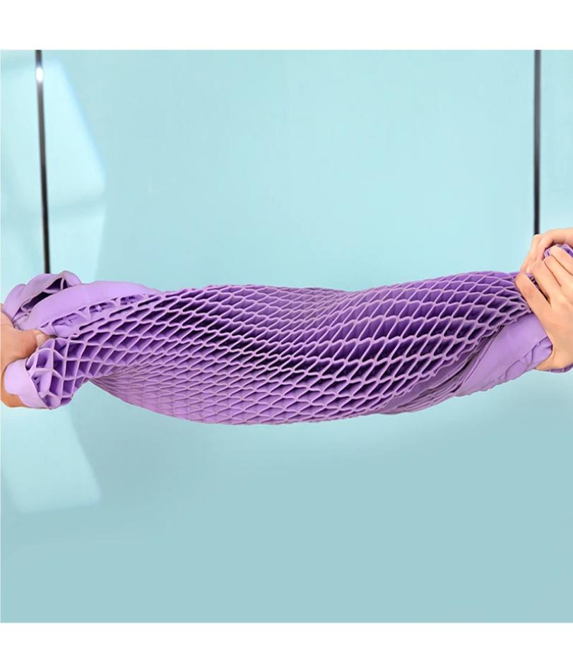 Almohada de Pectina Capa de Aire Transpirable Almohada TPE Lavable con Agua, Almohada Cervical para el Cuello de Presión Cero Látex Almohada Individual para Adultos