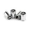 4PCS Car Wheel Tire Valve Tyre Stem Air Caps For Mitsubishi Ralliart ASX Lancer Cordia Pajero Mirage Triton Outlander Colt